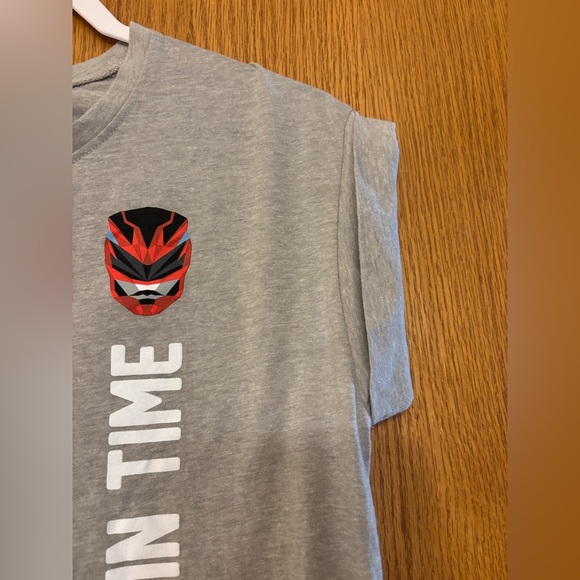 Light Gray Power Rangers Tee - Picture 3 of 6